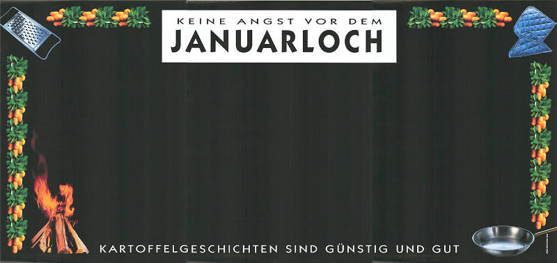 Keine Angst vor dem Januarloch, Kartoffelgeschichten sind günstig und gut