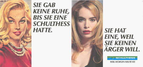 Sie gab keine Ruhe, bis sie eine Schulthess hatte. Sie hat eine, weil sie keinen Ärger will. Schulthess