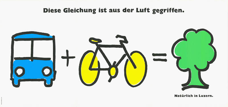 Diese Gleichung ist aus der Luft gegriffen. Natürlich in Luzern.