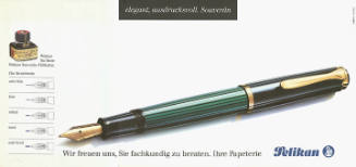 Elegant, ausdrucksvoll. Souverän, Wir freuen uns, Sie fachkundig zu beraten. Ihre Papeterie, Pelikan