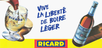 Vive la liberté de boire léger, Ricard