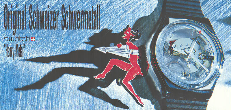 Original Schweizer Schwermetall, Swatch “Heavy Metall”