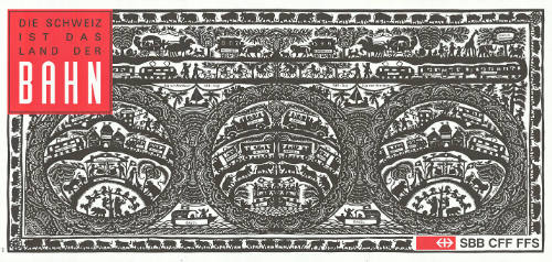 Die Schweiz ist das Land der Bahn. SBB CFF FFS