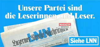 Unsere Partei sind die Leserinnen und Leser: Siehe LNN