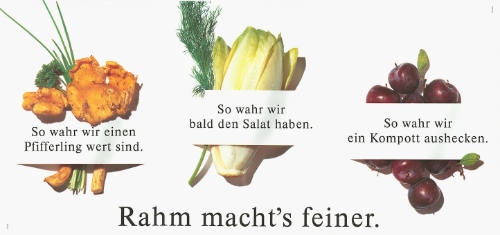 Rahm macht’s feiner.