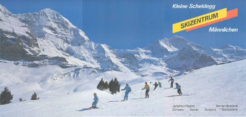 Kleine Scheidegg, Skizentrum, Männlichen