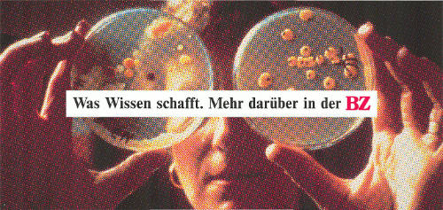Was Wissen schafft. Mehr darüber in der BZ