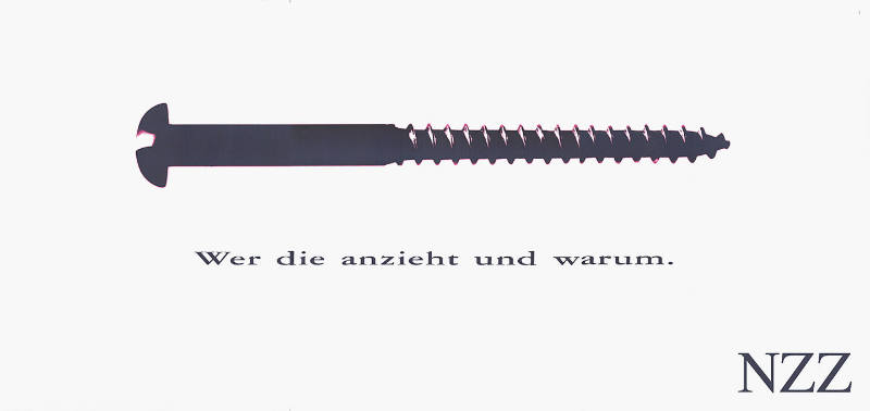 Wer die anzieht und warum. NZZ