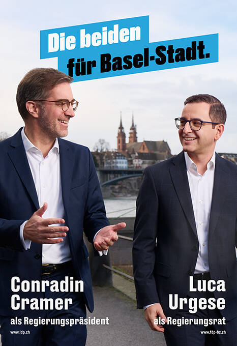 Die beiden für Basel-Stadt. Conradin Cramer, Luca Urgese
