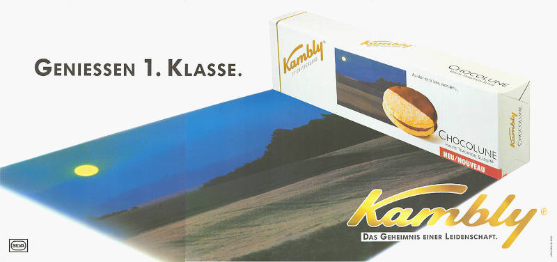 Geniessen 1. Klasse. Kambly, Chocolune
