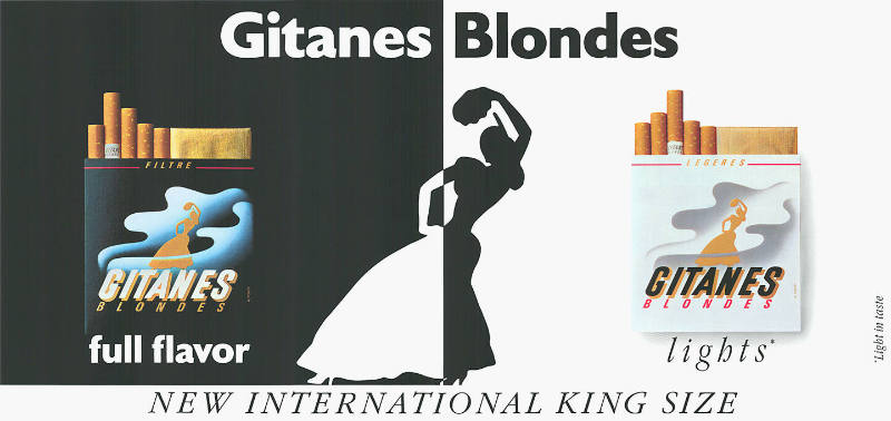 Gitanes Blondes, New International King Size