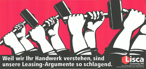 Weil wir Ihr Handwerk verstehen, sind unsere Leasing-Argumente so schlagend. Lisca