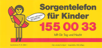 Sorgentelefon für Kinder, 155 00 33