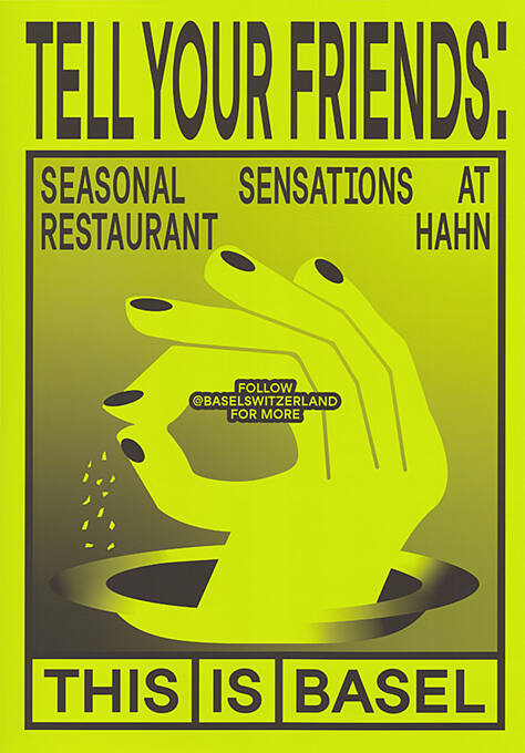 Tell Your Friends: Restaurant Hahn, This is Basel