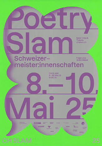 Poetry Slam, Schweizer Meister:innenschaft