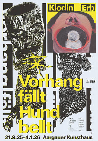 Klodin Erb, Vorhang fällt, Hund bellt, Aargauer Kunsthaus