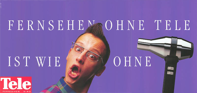 Fernsehen ohne Tele ist wie [Hannes Hug] ohne [Haarföhn], Tele