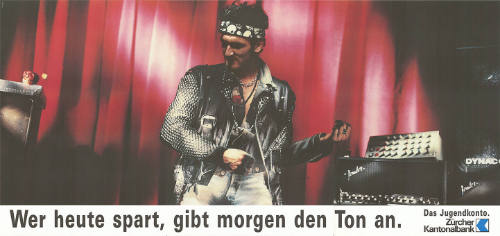 Wer heute spart, gibt morgen den Ton an. Das Jugendkonto. Zürcher Kantonalbank