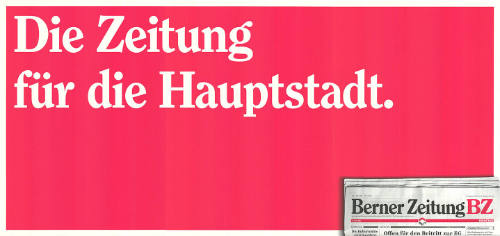 Die Zeitung für die Hauptstadt. Berner Zeitung BZ