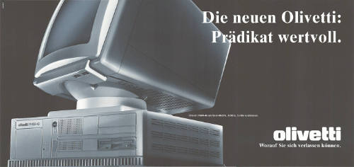 Die neuen Olivetti: Prädikat wertvoll. Olivetti, Worauf Sie sich verlassen können.