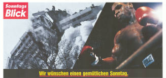 SonntagsBlick, Wir wünschen einen gemütlichen Sonntag.