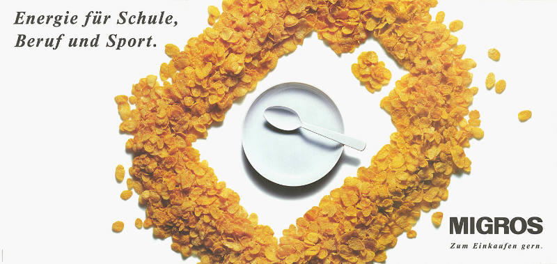 Energie für Schule, Beruf und Sport. Migros