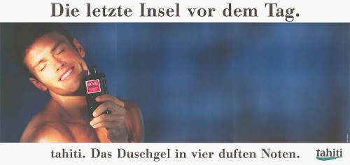 Die letzte Insel vor dem Tag. Tahiti. Das Duschgel in vier duften Noten.