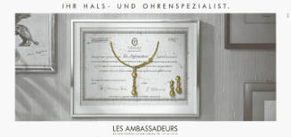 Ihr Hals- und Ohrenspezialist. Les Ambassadeurs