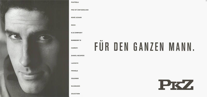 Für den ganzen Mann. PKZ