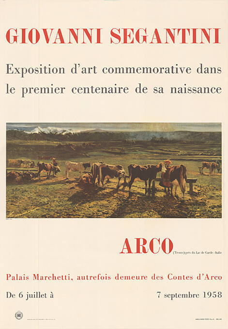 Giovanni Segantini, Arco, Palais Marchetti