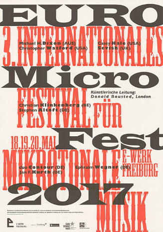 Euro Micro Fest, E-Werk Freiburg